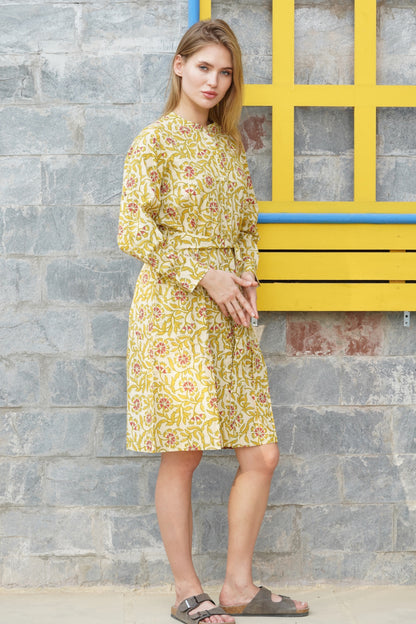 Cotton Button Down Dress