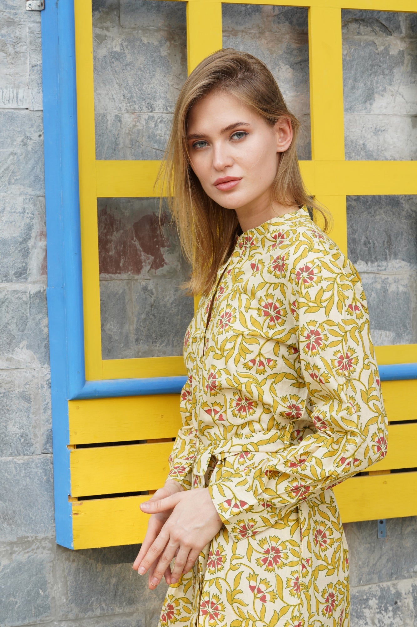 Cotton Button Down Dress