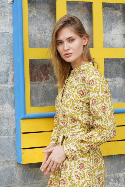 Cotton Button Down Dress
