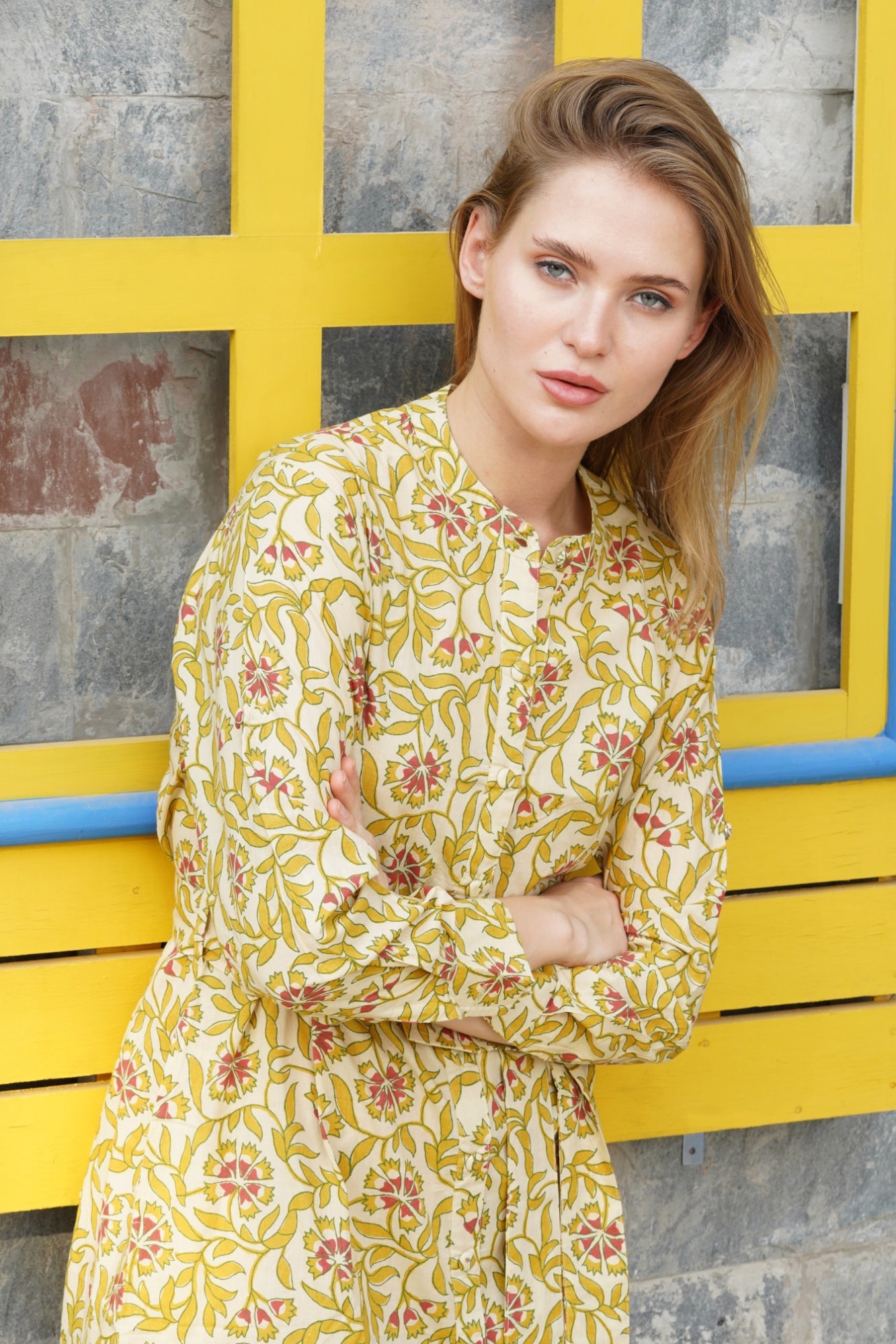 Cotton Button Down Dress