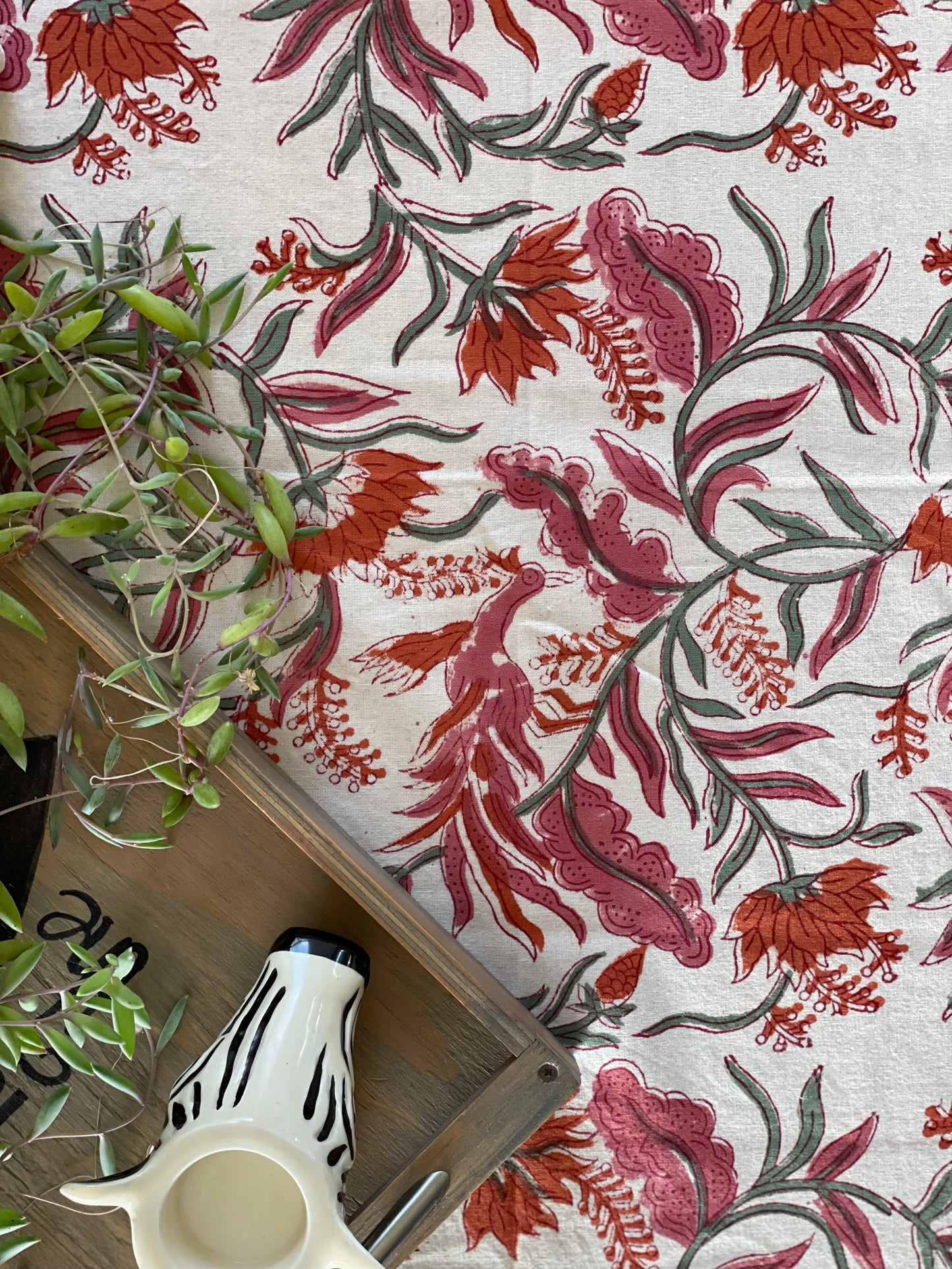 Tablecloth Red Bird
