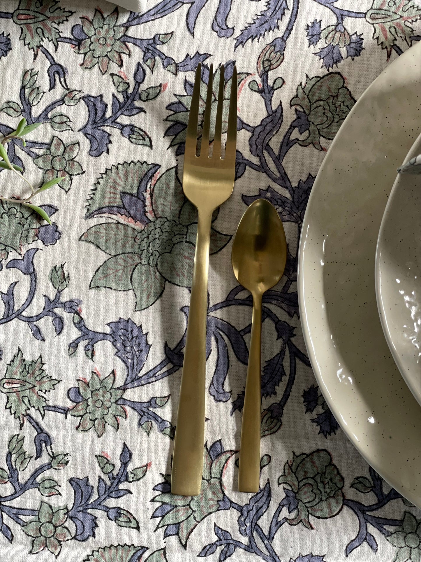 Tablecloth Sage Floral