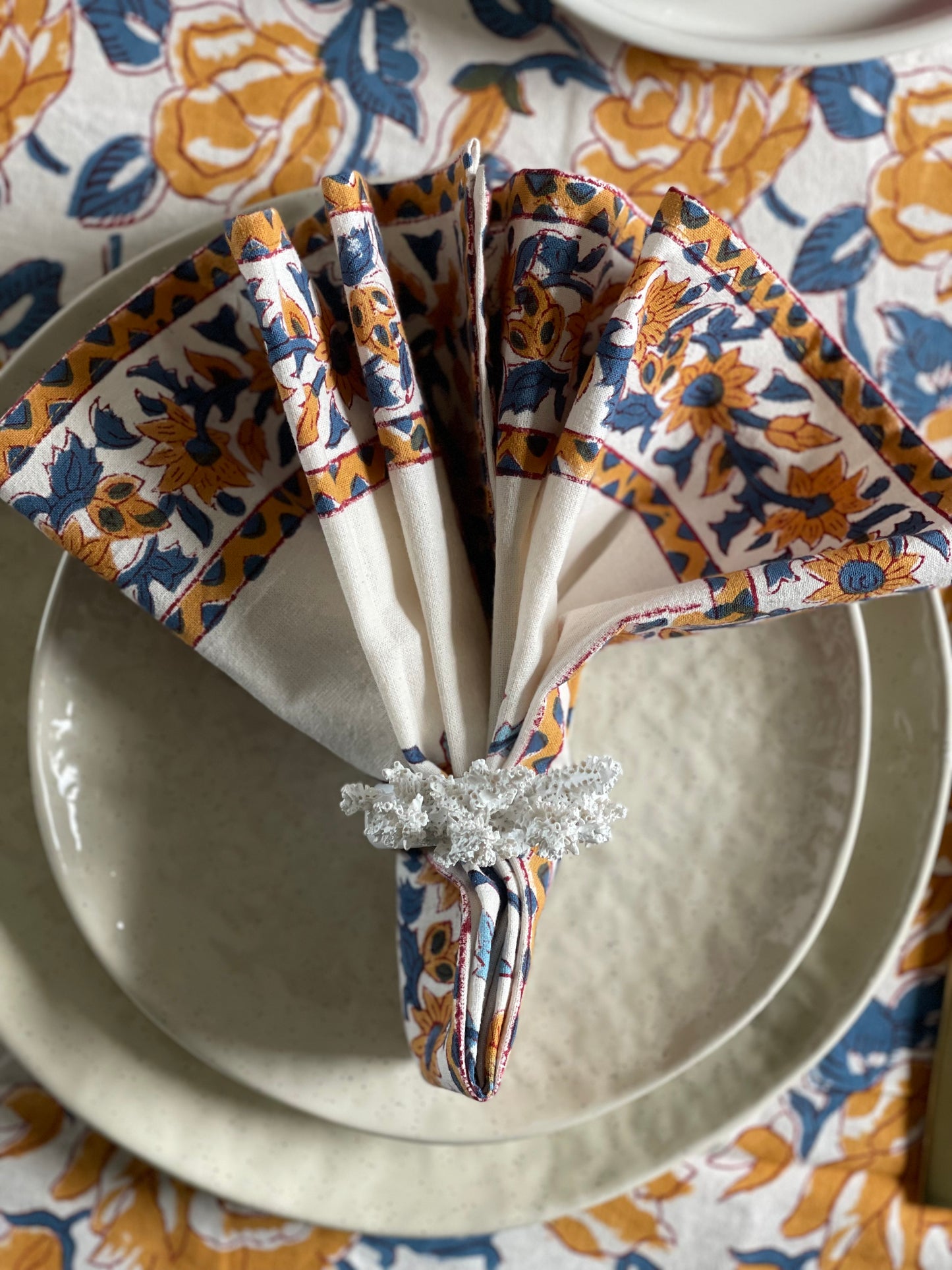 Tablecloth Orange Rose