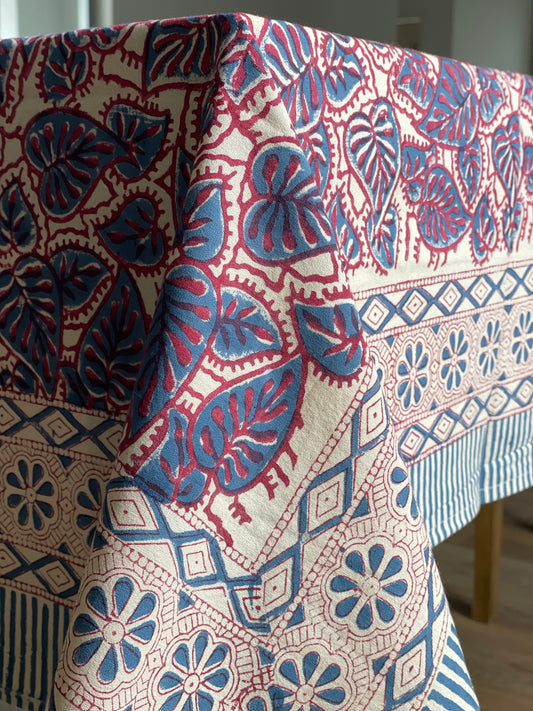 Tablecloth Blue Betel Leaf