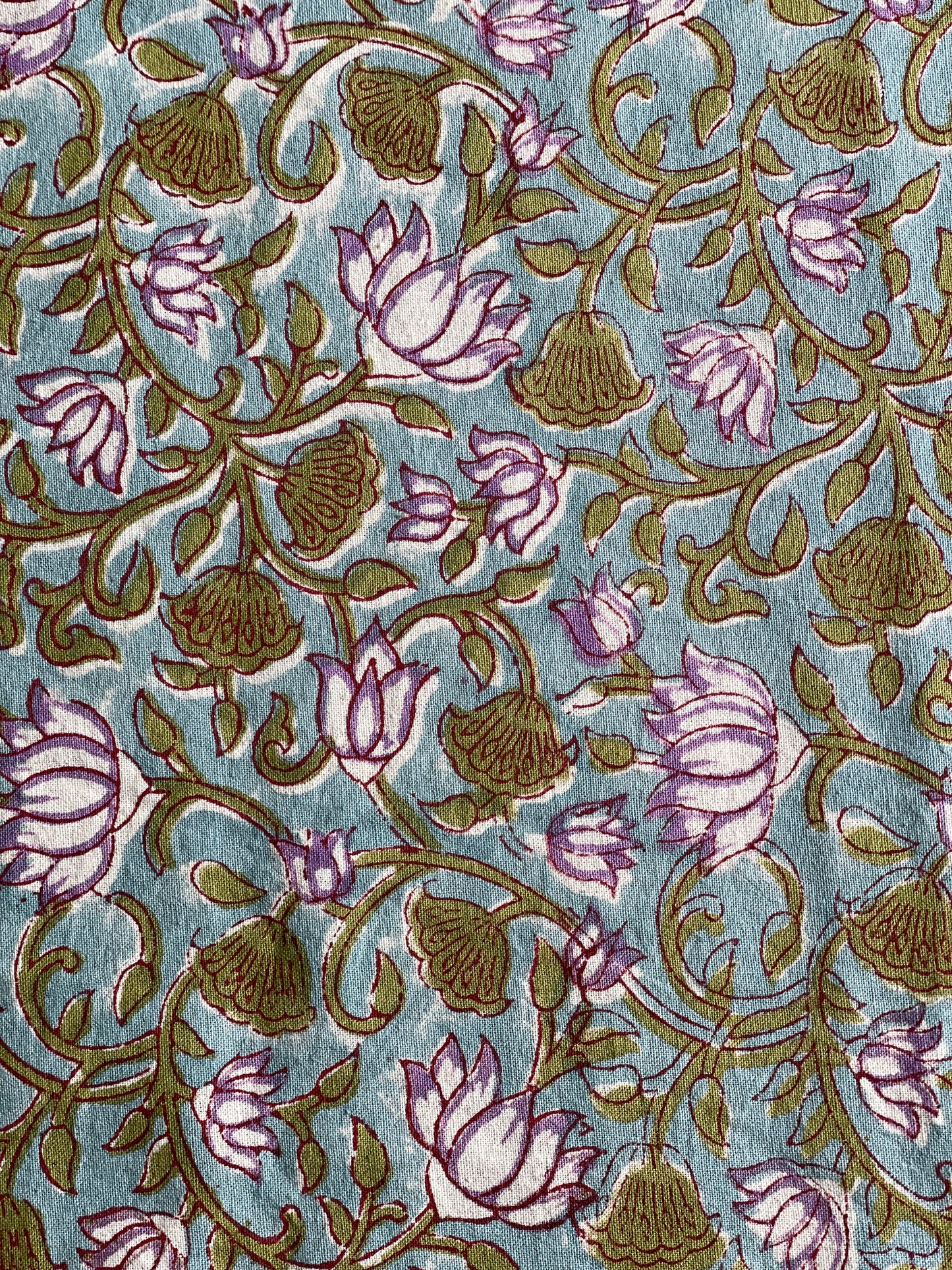 Tablecloth Purple Green Leaf