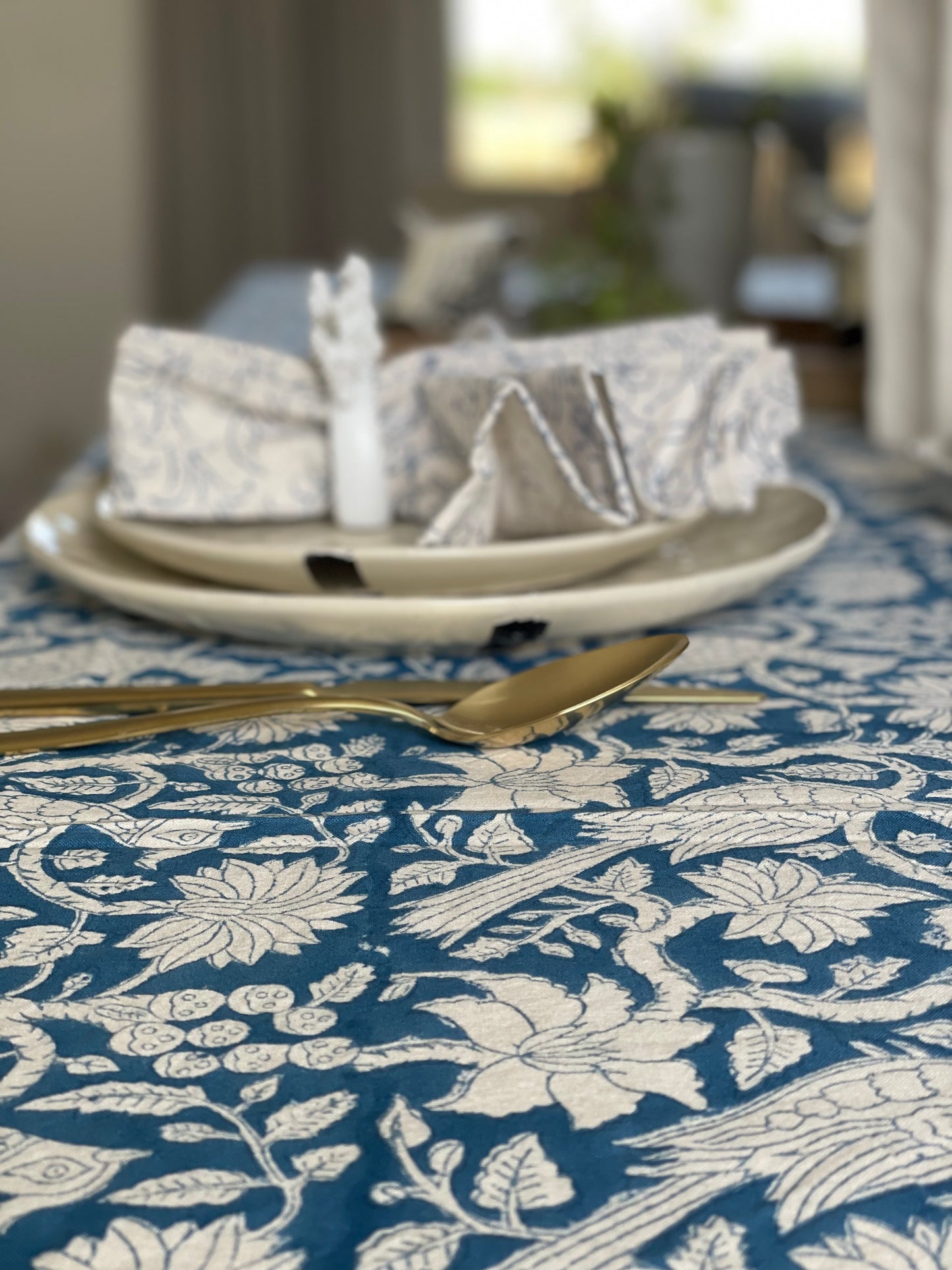 Tablecloth Blue Bird