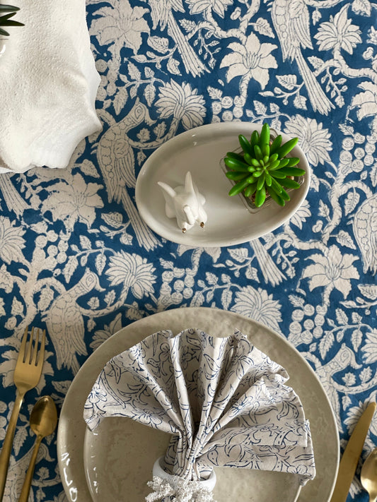 Tablecloth Blue Bird