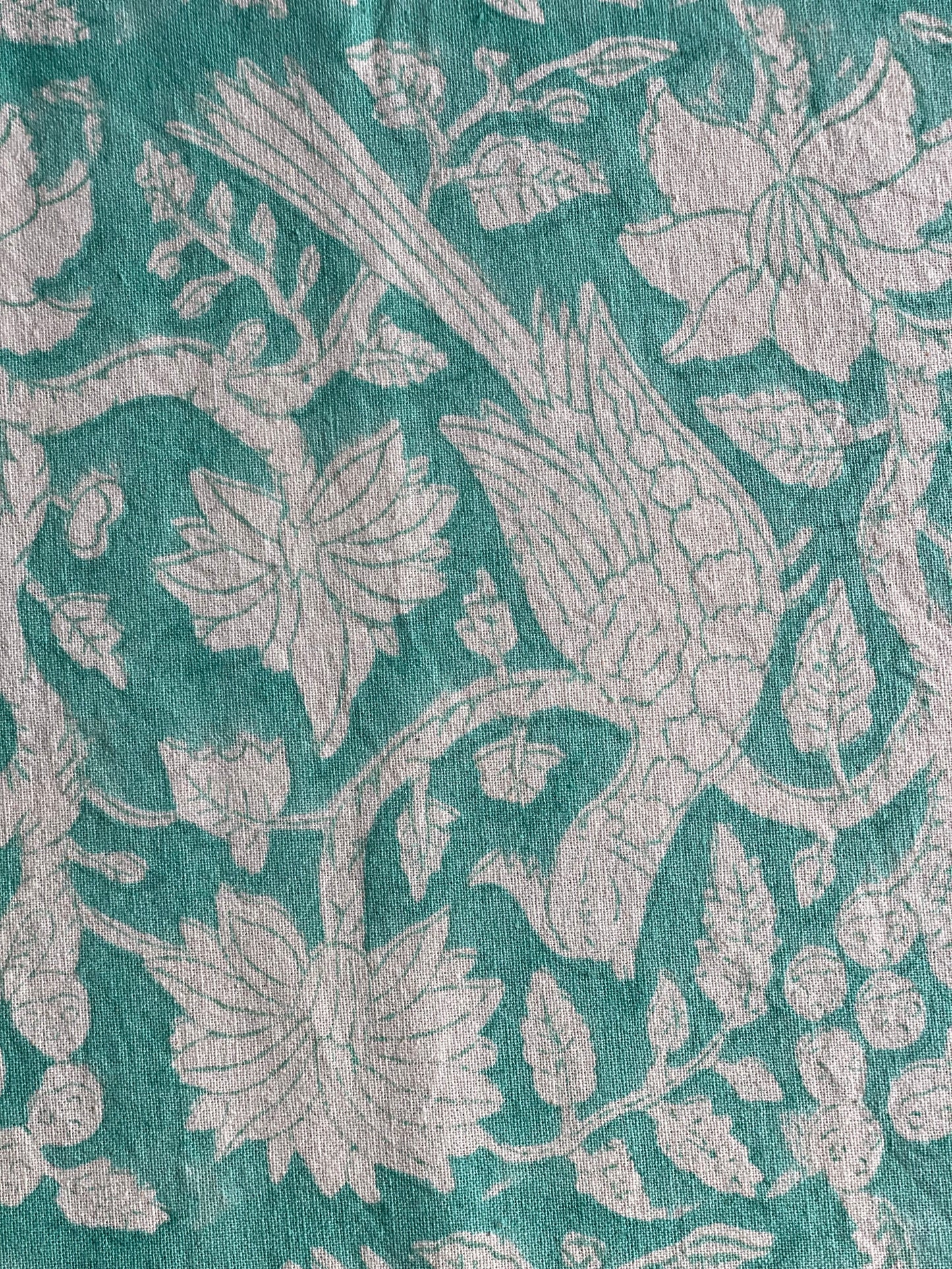 Tablecloth Turquoise Bird