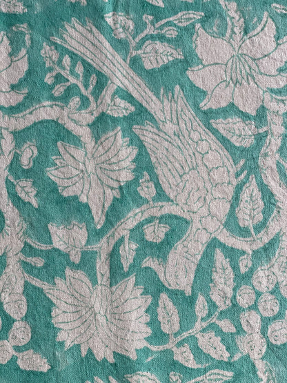 Tablecloth Turquoise Bird