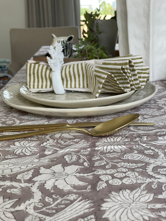 Tablecloth Grey Bird