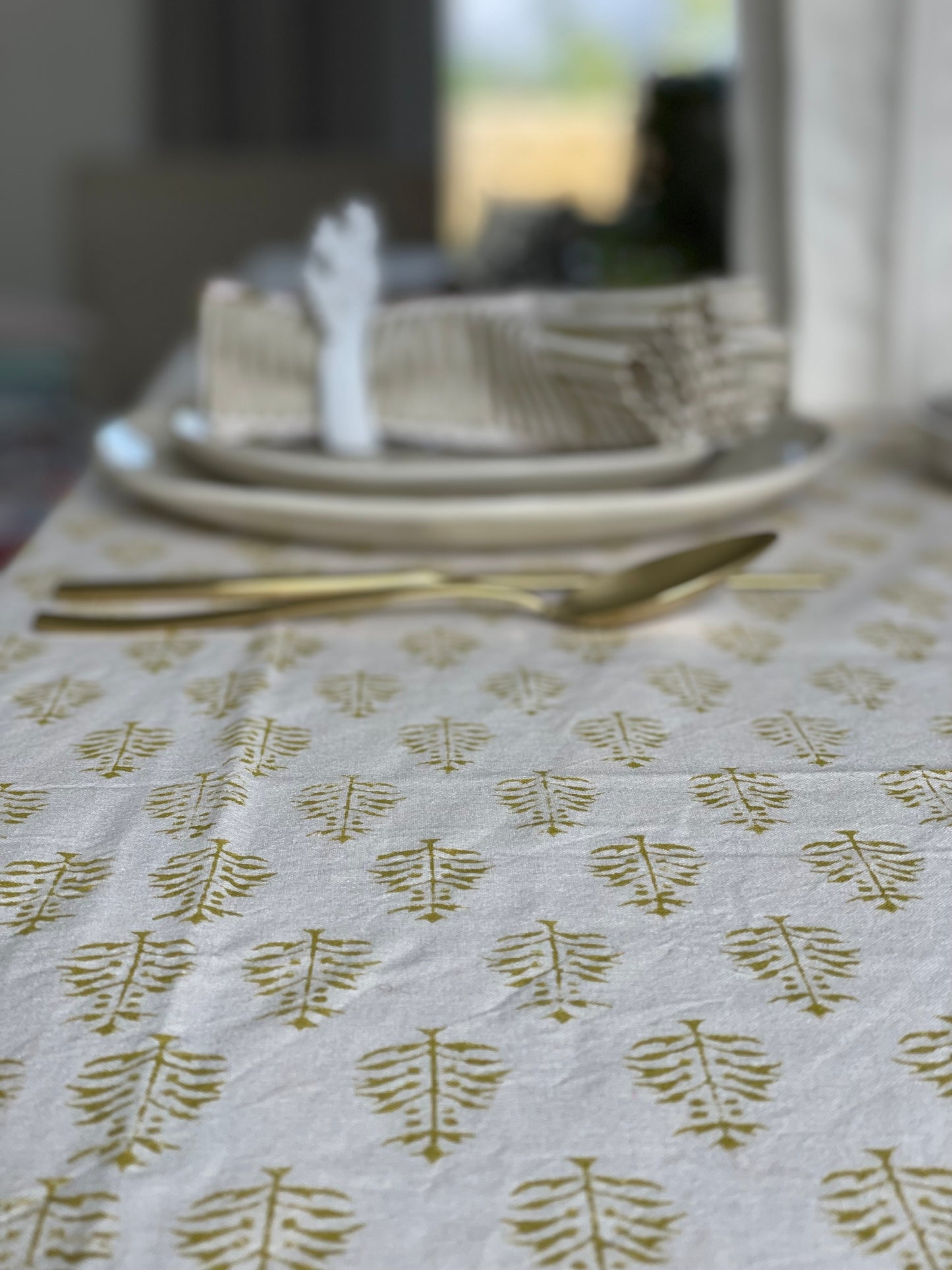 Tablecloth Beige Motif