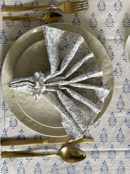 Tablecloth Blue Motif