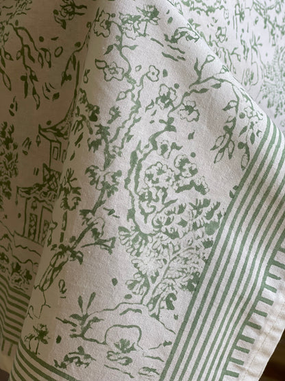 Tablecloth Japanese Township Sage