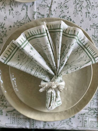 Tablecloth Japanese Township Sage
