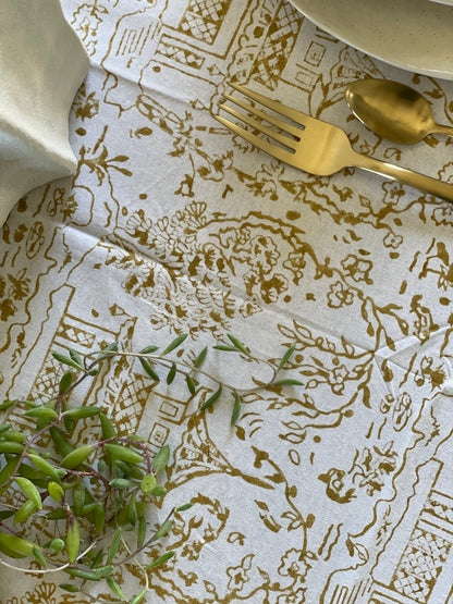 Tablecloth Japanese Township Musturd